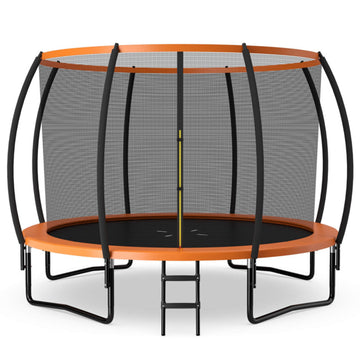 12FT ASTM Approved Recreational Trampoline with Ladder