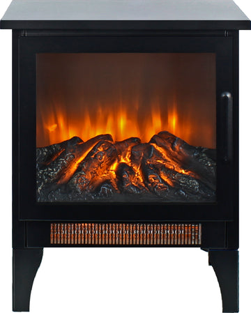 17 inch Freestanding Electric Fireplace Stove heater with 3D Flame effect