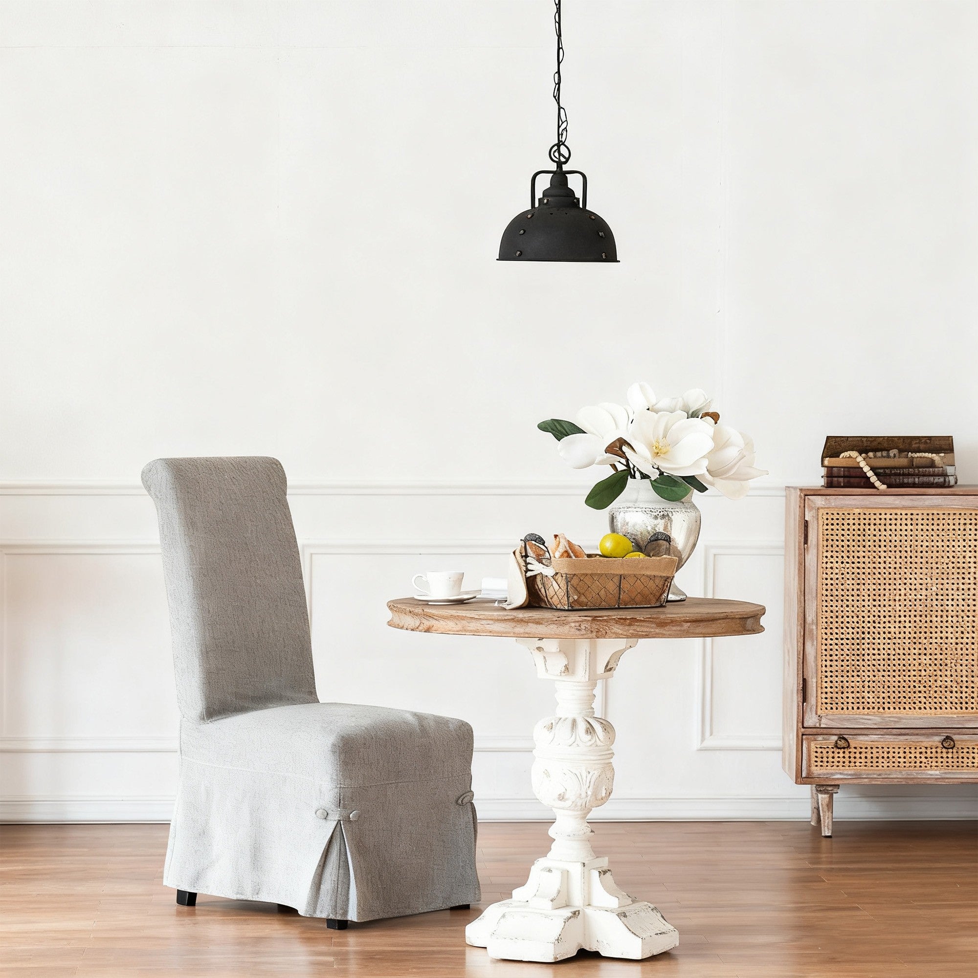 10.4x11.4 Industrial Metal Hanging Lamp Antique Bronze Finish Focused Illumination