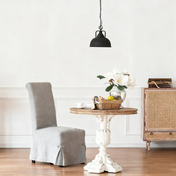 10.4x11.4 Industrial Metal Hanging Lamp Antique Bronze Finish Focused Illumination