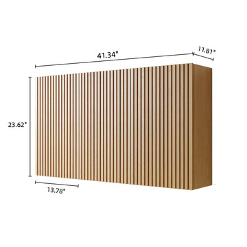 41 Bathroom Wall Mounted Cabinet 3 Cabinets Doors Combination or Individual Suitable for Bathroom Living Room Laundry Corolla Oak