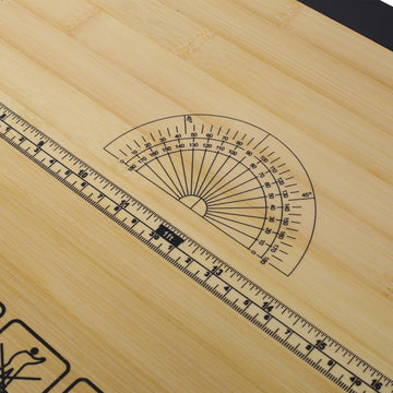 Twenty Three Point Eight D x Twenty Seven Point Seven W Foldable Black Workbench Table with Solid Wood Worktop