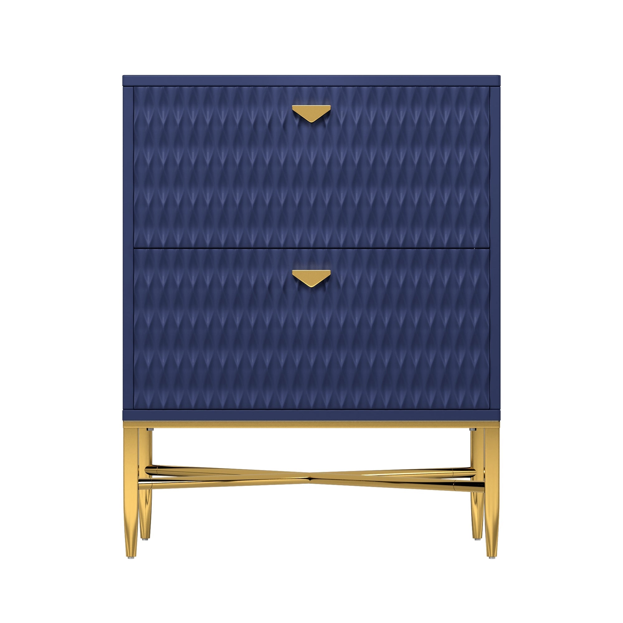 2 - Drawer Wood Nightstand