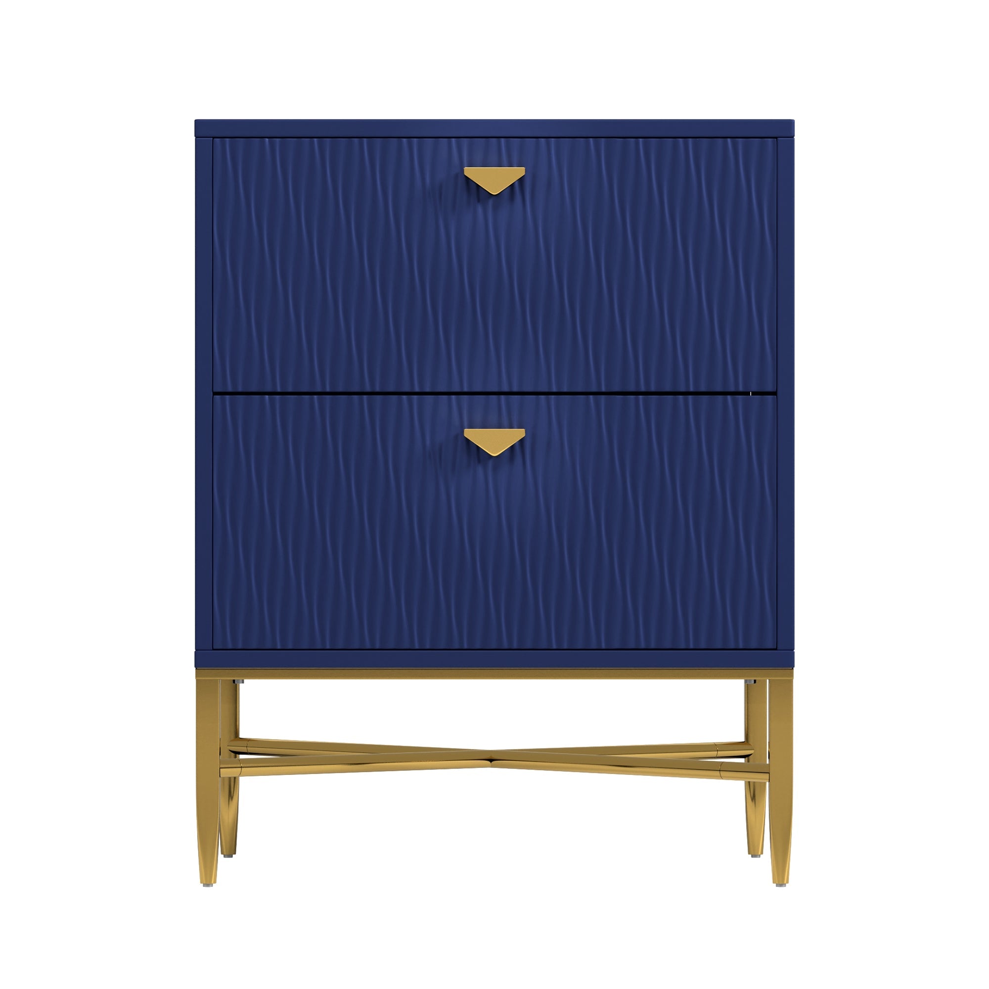 2 - Drawer Wood Nightstand