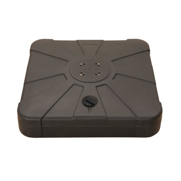 308 lbs Square Patio Umbrella Base HDPE Cantilever Umbrella Base Water & Sand Filled Weighted Base Heavy Duty Outdoor Umbrella Base Stand