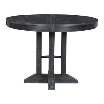 Farmhouse Dining Table Extendable Round Table for Kitchen Dining Room