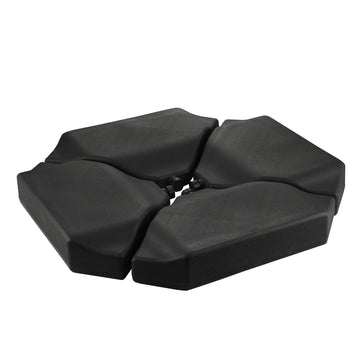 4PCS Rectangular Offset Umbrella Base Weighted Cantilever Heavy Duty Hanging Patio Umbrella Base
