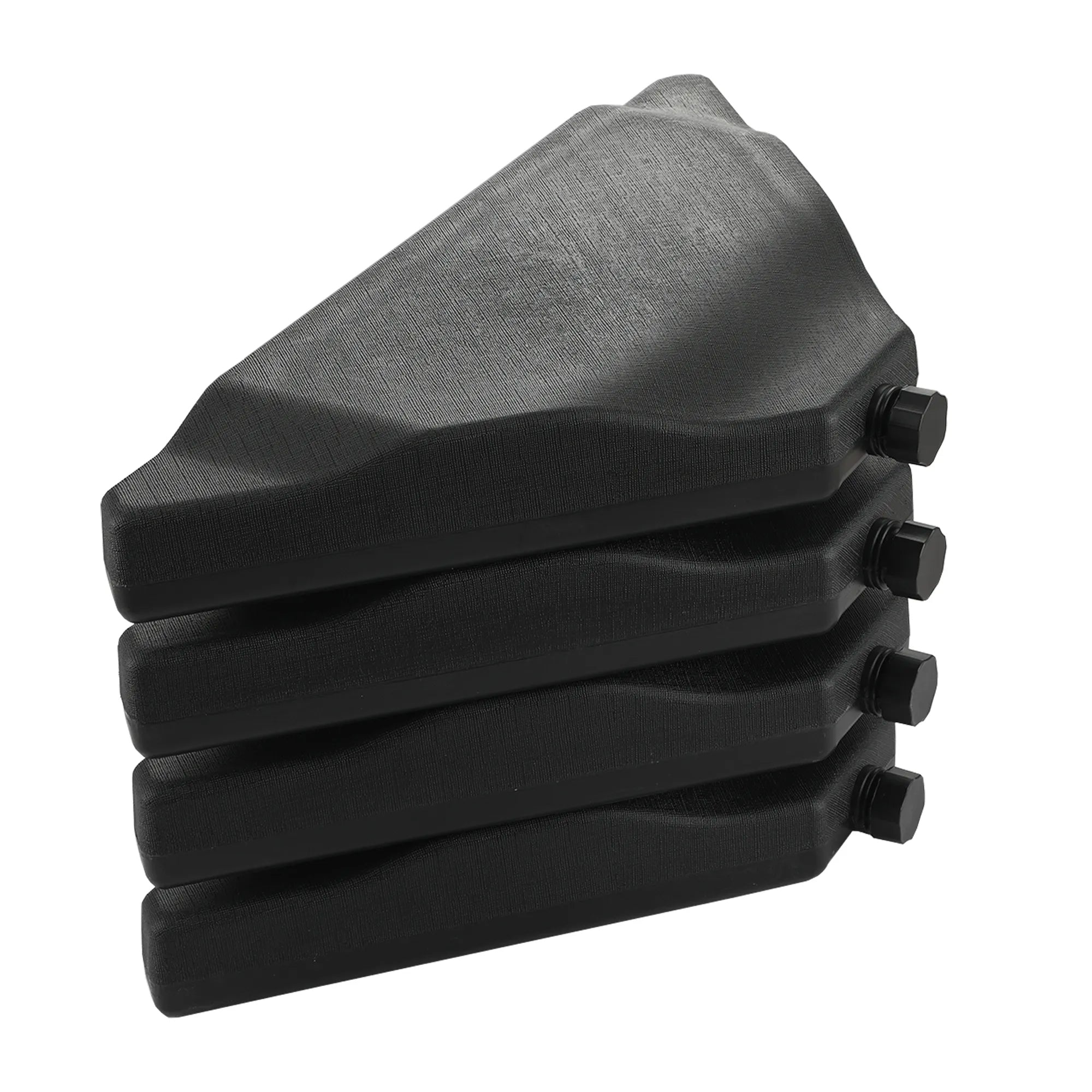4-Piece Patio Umbrella Base Outdoor Umbrella Base Stand Heavy Duty Umbrella Base Weighted for Cantilever Hanging Water and Sand Fillable for Garden Lawn Backyard 27.6in