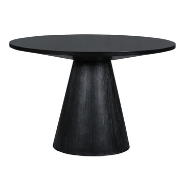 Retro Round Dining Table Minimalist Elegant Table for Living Room Dining Room