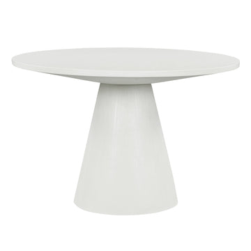 Retro Round Dining Table Minimalist Elegant Table for Living Room Dining Room