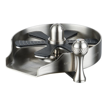 Adjustable Temperature Dual-Protection Cup Washer with 360¡ã Rotating Metal Spray Head, Independent Waterways, and Easy-to-Remove Bracket