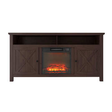 TV Stand Fits TVs up to 60 inches with Electric Fireplace