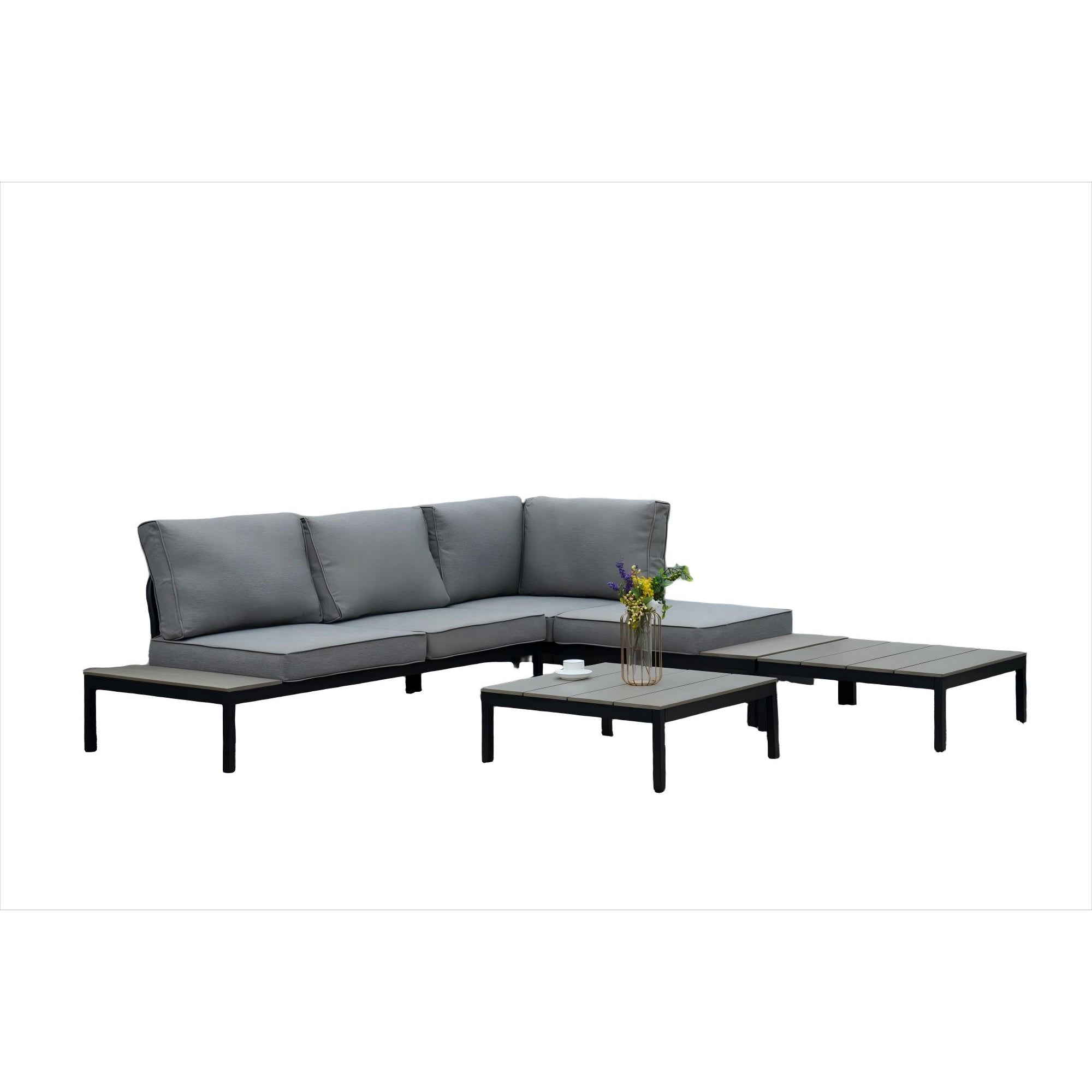 All-Aluminum Sofa Set - 4 Pieces