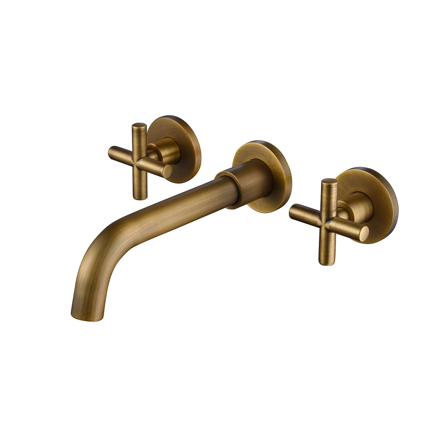 Wall Mounted Bathroom Sink Faucet, Bronze