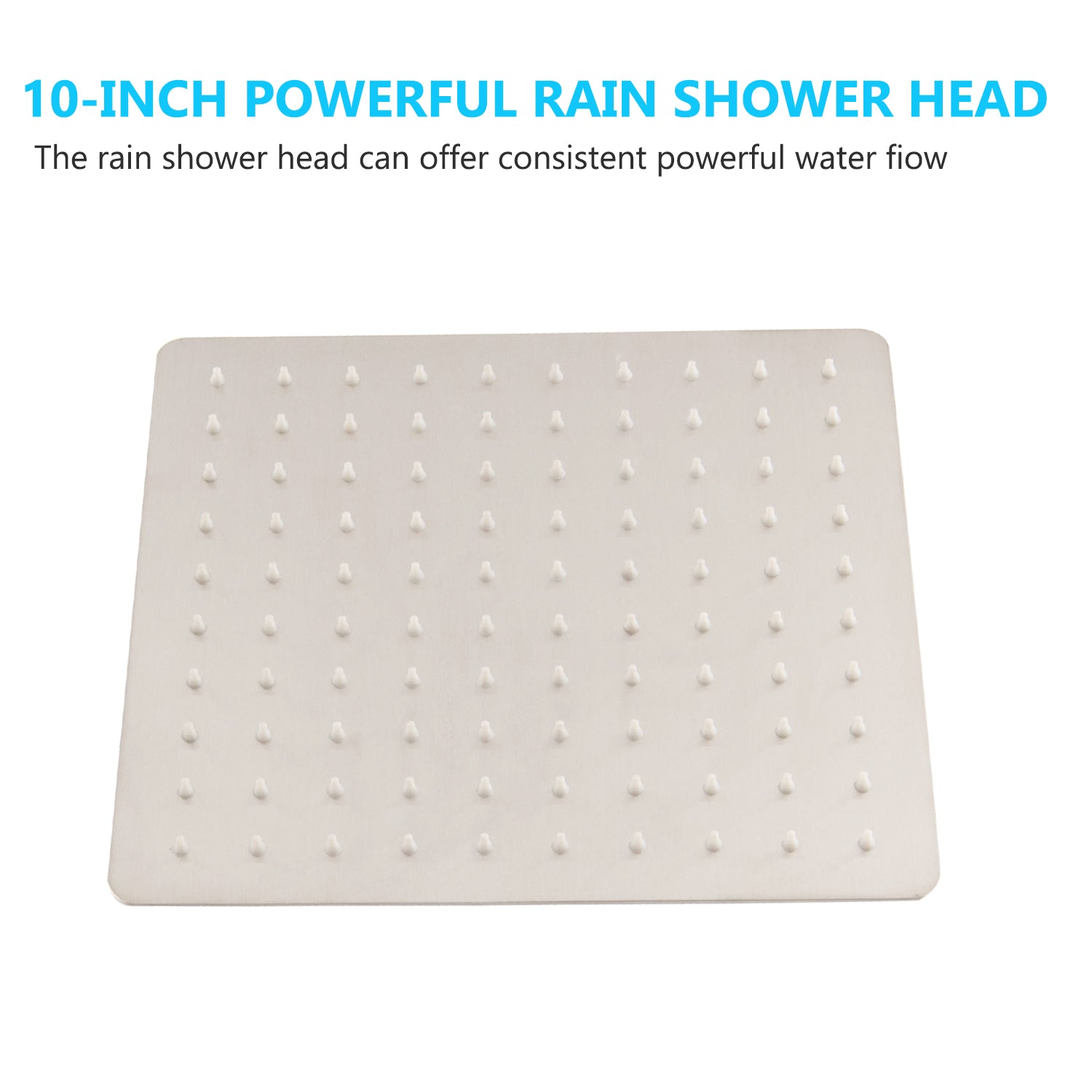 10 in. Rain Dual shower heads