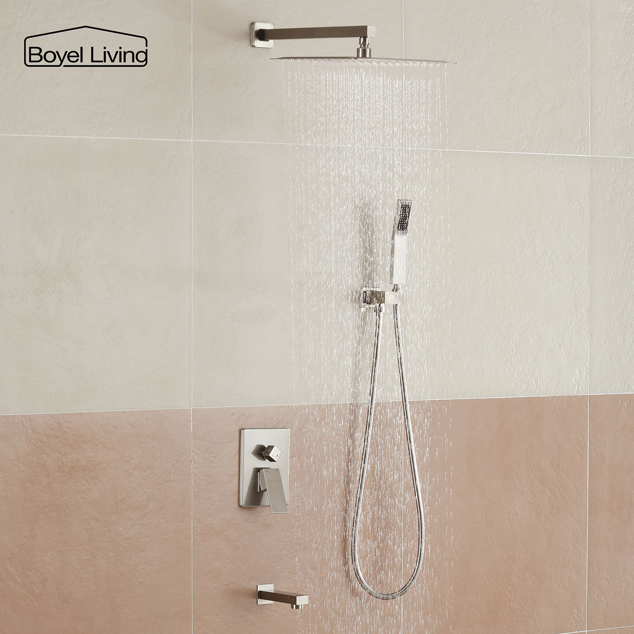 Shower System with handheld shower and tub spout
