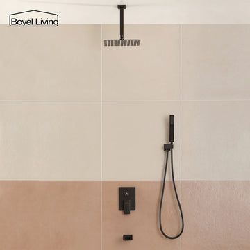 Boyel Living Shower System with Bathtub Faucet in Oil Rubbed Bronze
