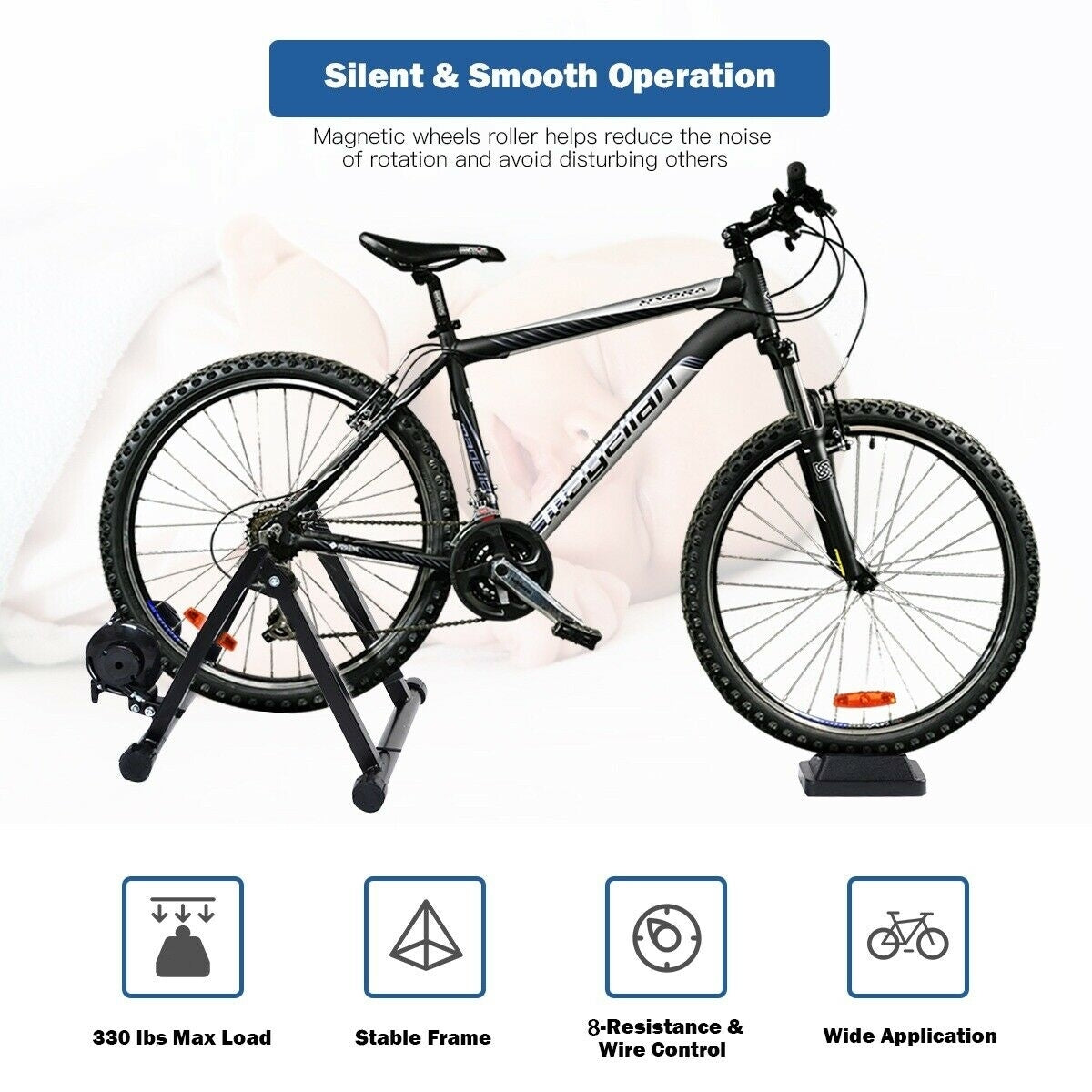 Magnetic Exercise 8 levels of Resistance Indoor Bicycle