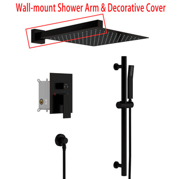 Wall-mount Shower Arm & Decorative Cover